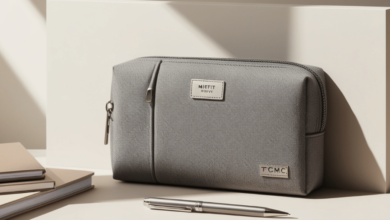 misfit stone grey tcmc pouch stationery