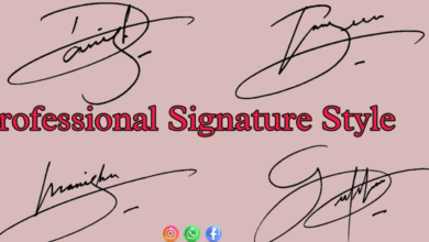 professional signature